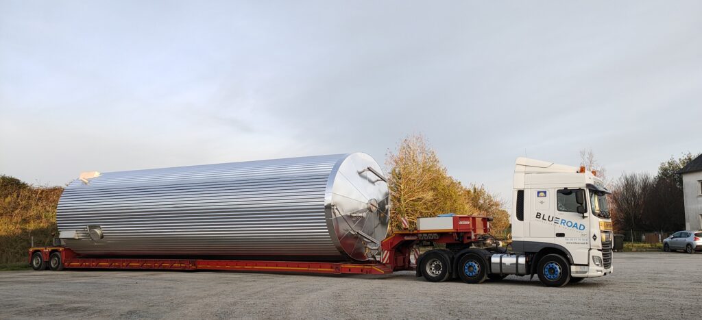 transport par silos camion